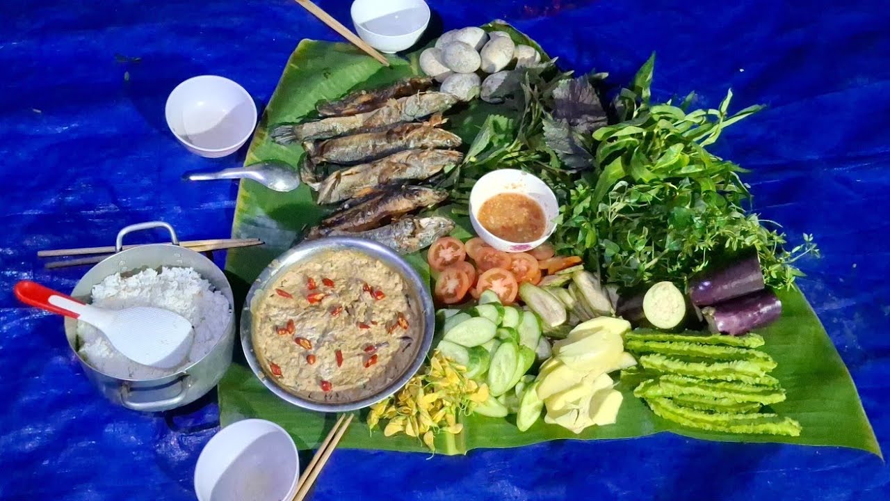 Đặc sản an giang mắm trưng hột vịt nước mấy ae lai rai một góc trời quê buổi tối (tập 28)