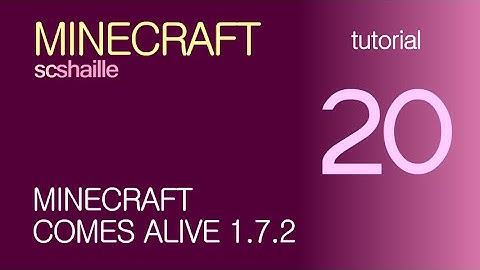 EN Minecraft tutorials: Minecraft Comes Alive (MCA) 1.7.2 - how to download and install the mod