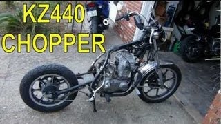 Pind korrelat opfindelse KZ440 Custom Part 2 - Frame Chop - YouTube