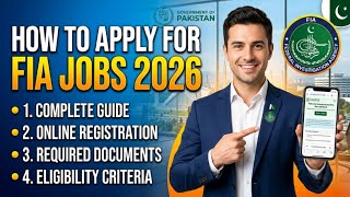 How to Apply for FIA Jobs 2026 | Complete Online Application Guide