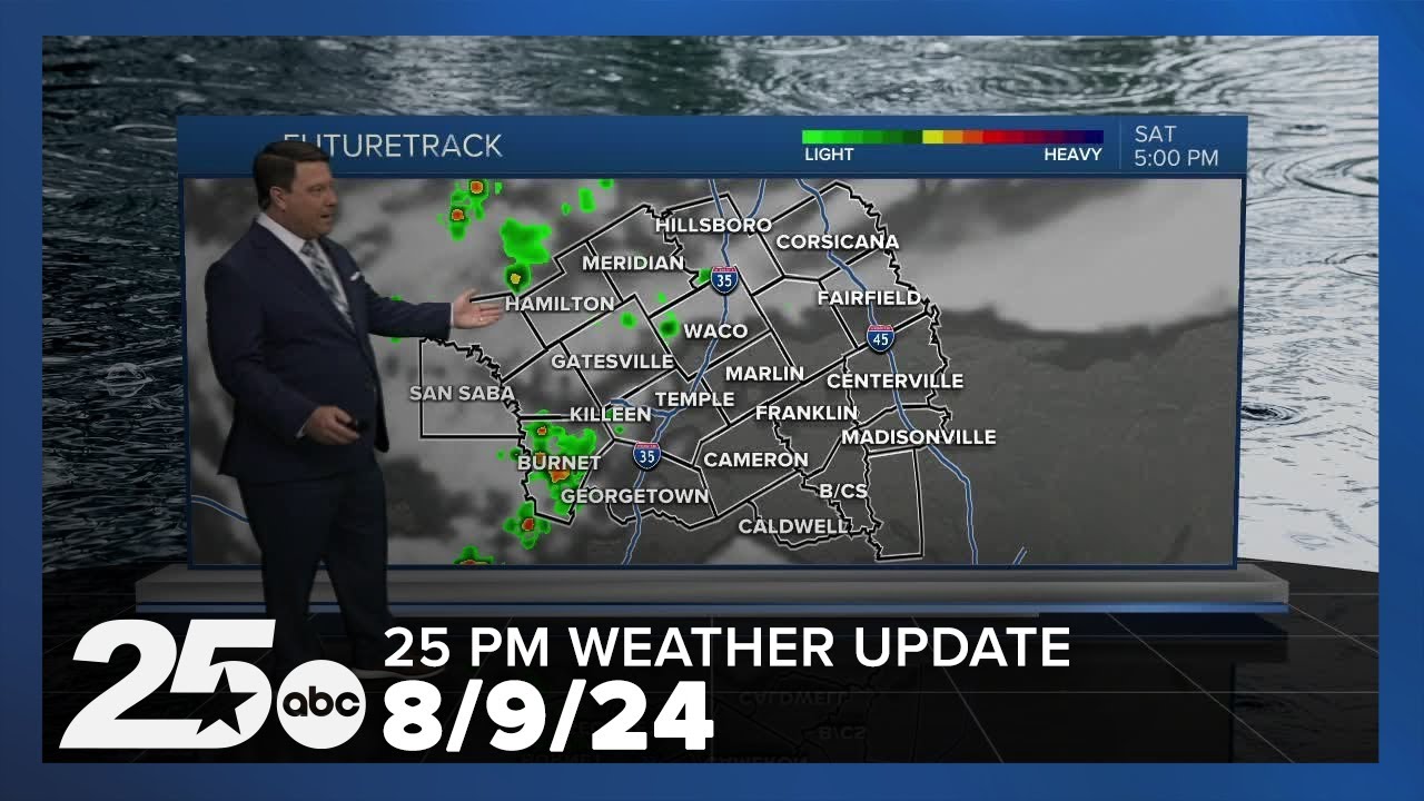 25 PM Weather Update | August 9, 2024 - YouTube