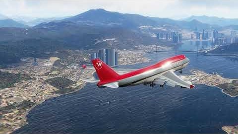 Prepar3D v5 - PMDG 747-400 - Kai Tak Approach IGS 13