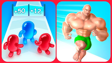 Muscle Rush🆚Join And Blob 3d New Levels Big New Update Max Walkthrough Android iOS Gameplay level999