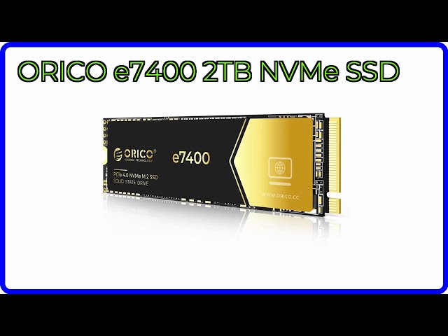 新品未開封　ORICO e7400 2TB NVMe M.2 SSD Amazon.com: ORICO 2TB NVMe SSD PCIe 4.0- Up to 7400MB/s, M.2