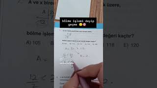 kaç saniyede çözdün? #yks #tyt #kpss #matematik #ayt #lgs #ags #maths #math #dgs #ales