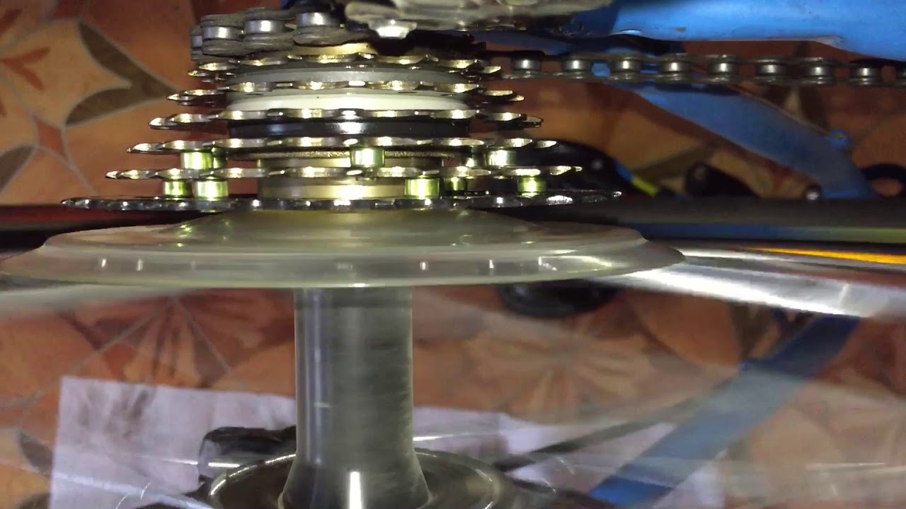 Люфт трещетки велосипеда. - YouTube