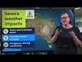 Severe Weather Update Monday 26 August 2024: Damaging winds for parts of southern Australia.