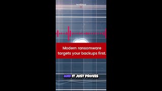 'Backups are the #1 ransomware target