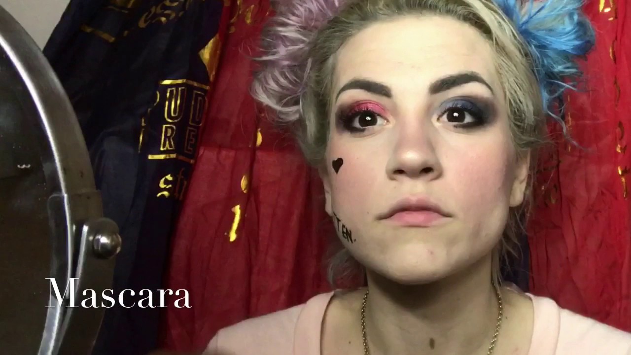 Harley Quinn Club Scene Makeup Tutorial Date Night YouTube