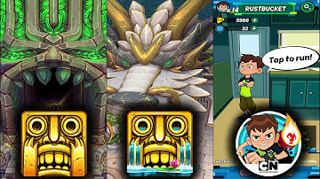 Temple Run 2 Sky Summit Vs Temple Run 2 Enchanted Palace Vs Ben 10 Up to Speed - Endless Run Game