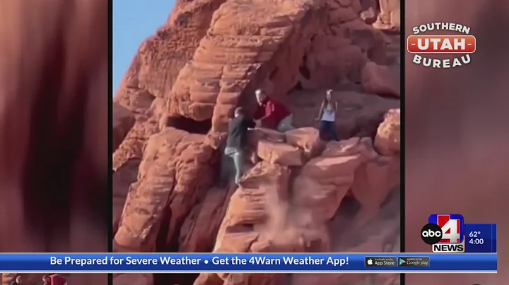 U.S. park rangers search for men who allegedly vandalized Lake Mead rock formations