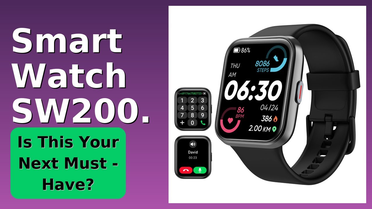 REVIEW (2026): Smart Watch SW200. Features. - YouTube