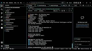 Task Demo - DAS001776 - Project Topic Recommender | AI Project Recommendation System