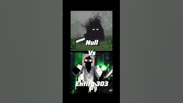 Null VS Entity 303 #minecraft #edit #trendingshorts #null #entity303