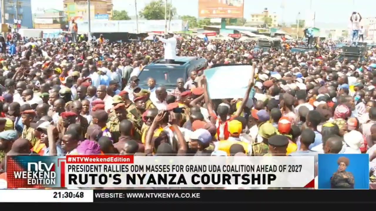 Руто налаживает контакты с народом луо-ньянза, стремясь к созданию коалиции ODM-UDA в 2027 году.