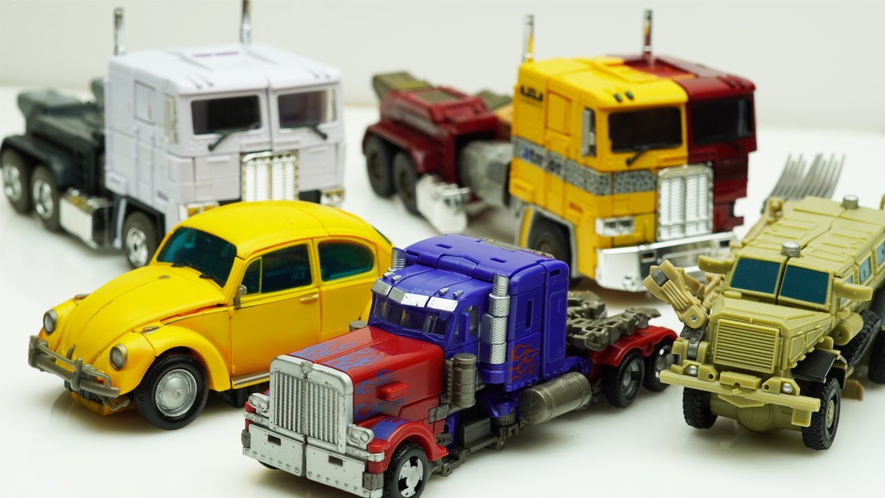 STOP MOTION TRANSFORMERS Optimus Prime, Bumblebee, Bonecrusher Hole