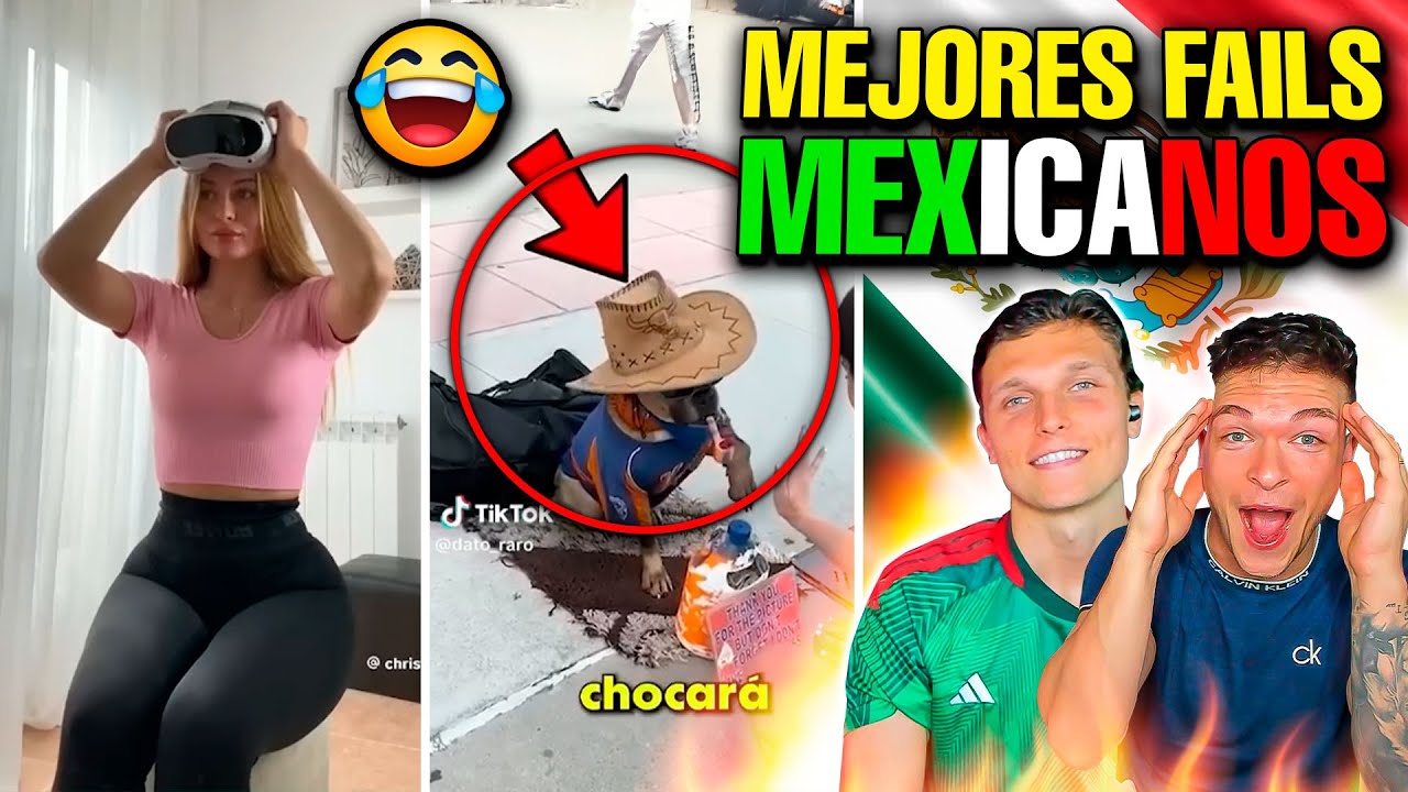 🇪🇸 ESPAÑOLAS REACCIONAN a FAILS MEXICANOS 🇲🇽😂**Memes de TikTok**
