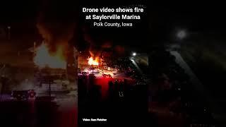 RAW VIDEO: Drone footage shows fire at Saylorville Marina in Polk County, Iowa
RAW VIDEO: Drone footage shows fire at Saylorville Marina in Polk County, Iowa RAW VIDEO: Drone footage shows fire at Saylorville Marina in Polk County, Iowa