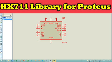 HX711 library For proteus | How to add HX711 analog to digital library for proteus \\ #HX711