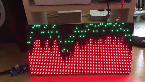 LED Music Spectrum Display Screen MS3264 V3 DIY LED Audio Spectrum Mode