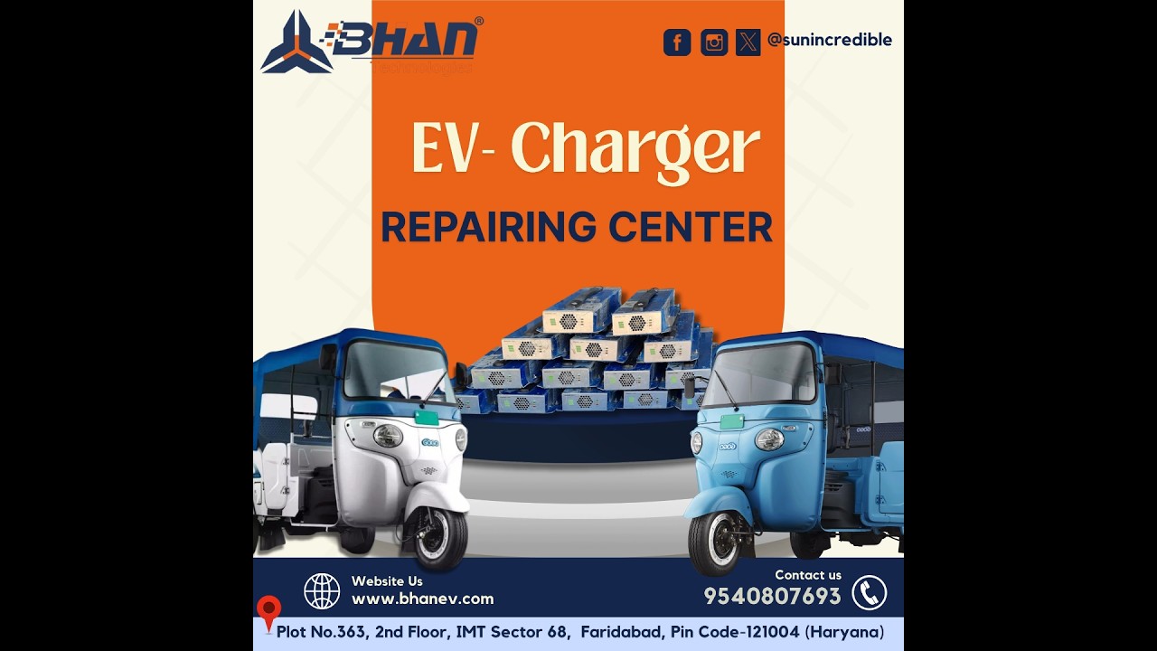 Bajaj Gogo electric auto charger repairing centre in India 