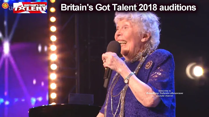 Audrey 90 yo Singer Gets Standing Ovation  Auditions Britain's Got Talent 2018 BGT S12E04