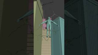 Spider-Man Disintegration Effect Make in Blender Eevee #spiderman #blender #shorts