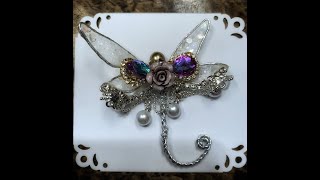 Wire Wrapped Resin Dragonflies