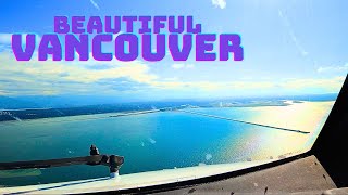 4K Landing in #vancouver #canada by Pilot View 1,399 views 7 months ago 2 minutes, 13 seconds
