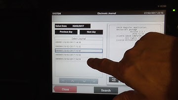 Casio V-R100 & v-r200 epos system - how to look at previous sales
