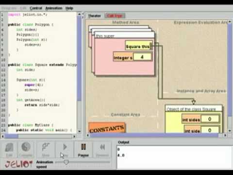 Jeliot - a java program visualization system - YouTube