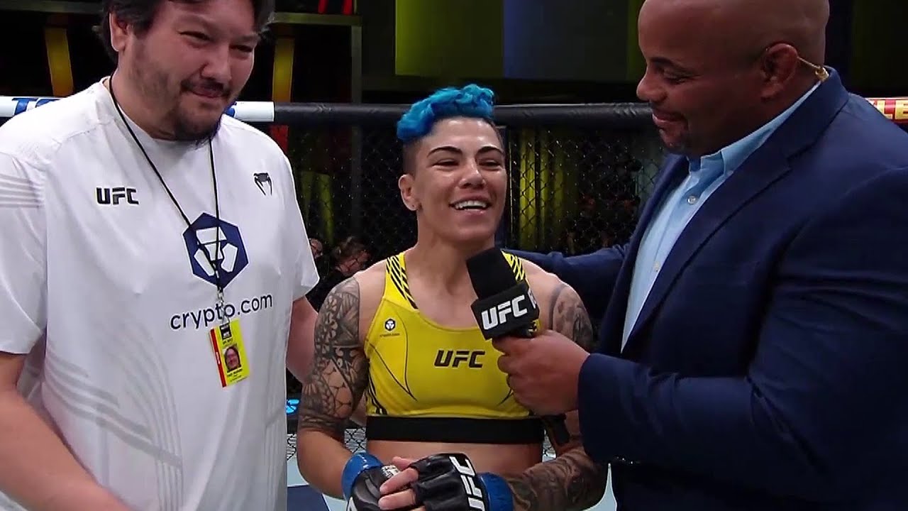 ⁣Jessica Andrade Octagon Interview | UFC Vegas 52