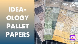 Idea-ology Paper Pads Yellow, Green & Neutral: Overview & Card Making: Tim Holtz Sizzix Wildflowers