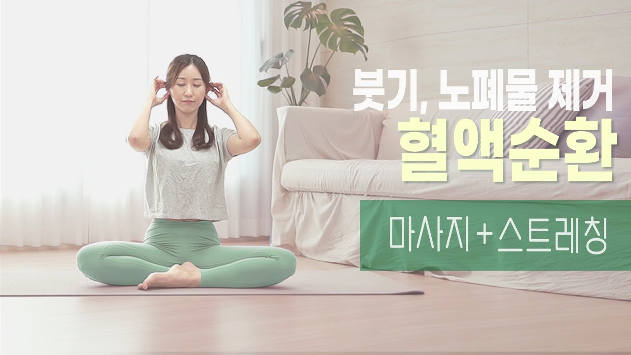 혈액순환에 좋은 스트레칭 | 노폐물 배출, 독소 제거, 붓기 빼는 운동
