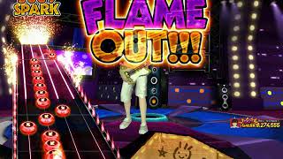 Guitar Master Ayodance DragonForce - through the fire and flames (Lv.4 Crazy) With Flame Out 150fps