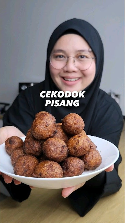 Resepi cekodok pisang confirm jadi #resepimudah #shorts