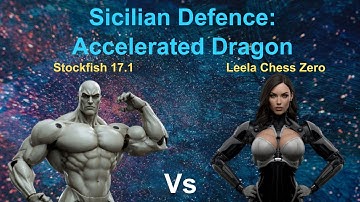 Stockfish 17 1 Checkmates Leela Zero in the Sicilian Accelerated Dragon! Engine Supermatch