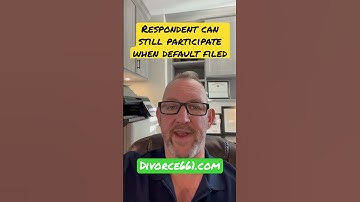 DEFAULT IN DIVORCE ALREADY FILED? HOW RESPONDENT CAN STILL SIGN SETTLEMENT AGREEMENT #shorts