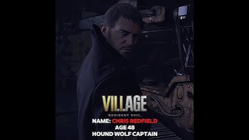 Chris Redfield Evolution 🔥#chrisredfield #edit #fyp #residentevilvillage8