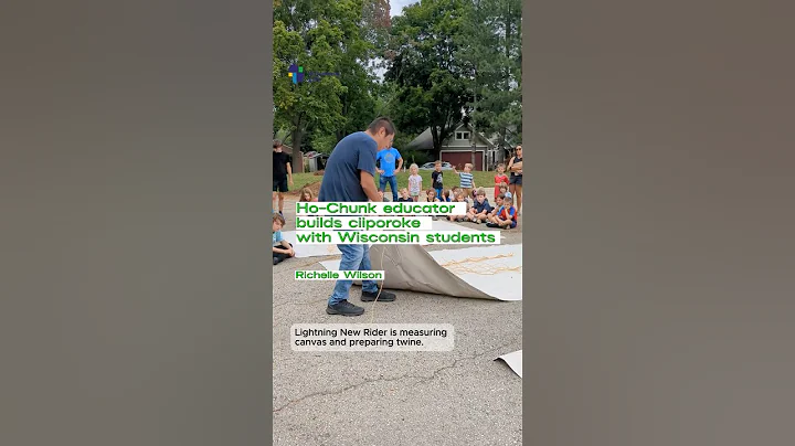 Ho-Chunk educator builds traditional ciiporoke structure with Wisconsin students