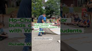 Ho-Chunk educator builds traditional ciiporoke structure with Wisconsin students