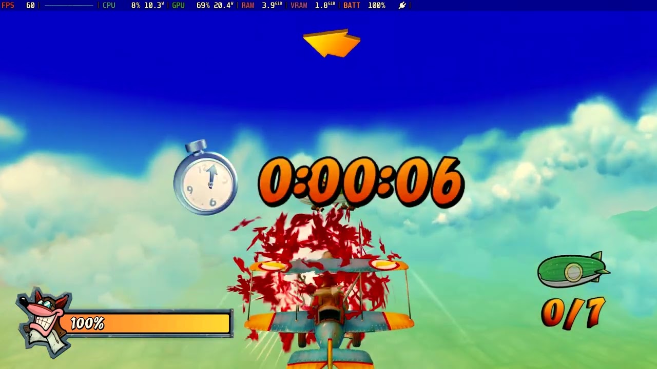 Crash 3 - Bye Bye Blimps 26:90 - Beating TooneySA & WumpaLewis