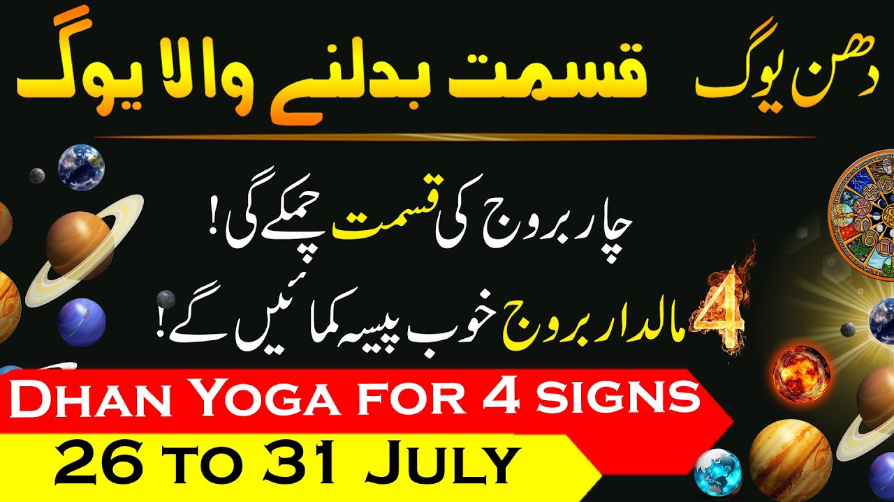 Dhan Yog for 4 Zodiac Signs, Money & Prosperity in every field of life ...