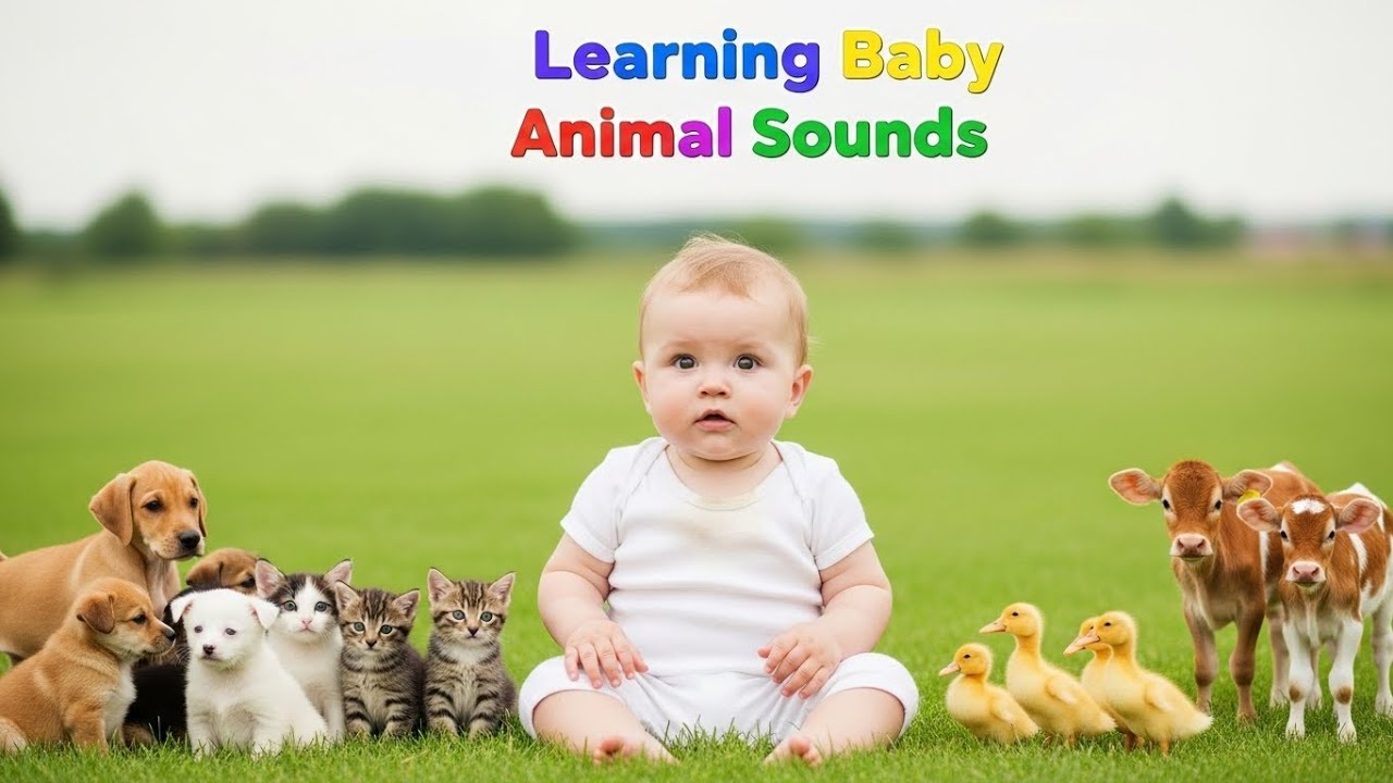 Newborn Baby Animals Worldwide & Their Sounds | Learn with Love - YouTube