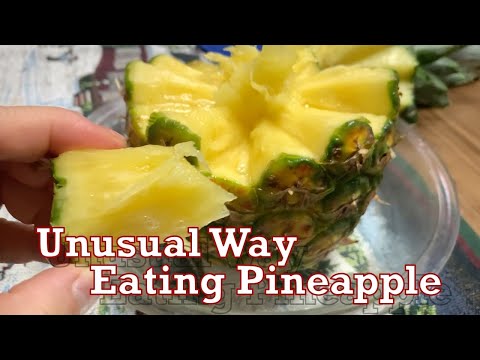 Pulling Pineapple Apart Easy? Unusual Eating Ways Fruits Creative  Interesting Red Light District