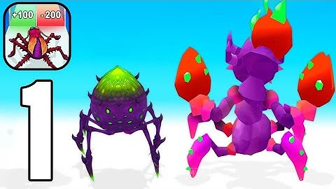 Insect Evolution Run - Gameplay Walkthrough Part 1 Unlock all levels (Android,iOS)