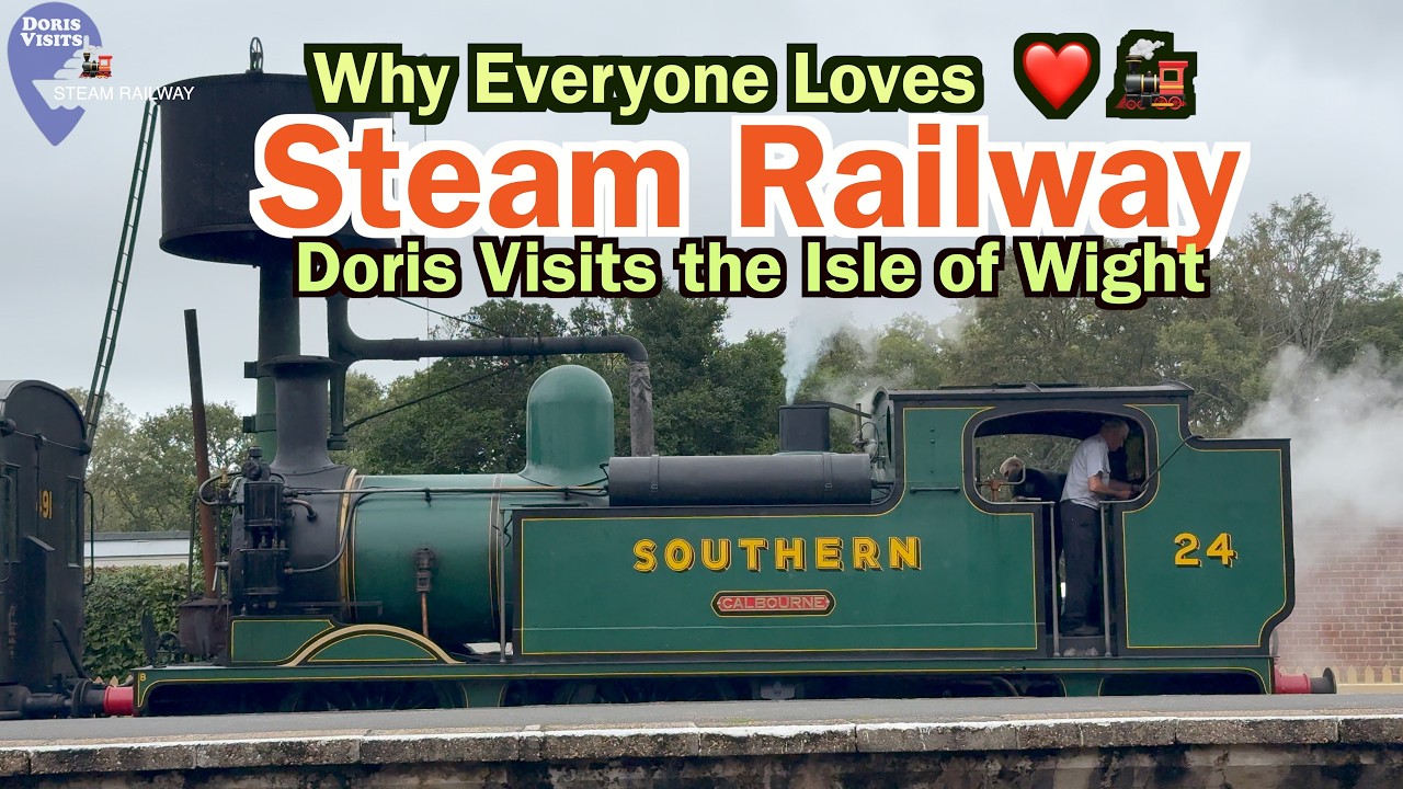 The Isle of Wight Steam Railway - a Doris Visits excursion from Southampton