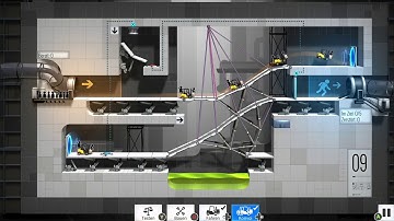 Bridge Constructor Portal Level 9