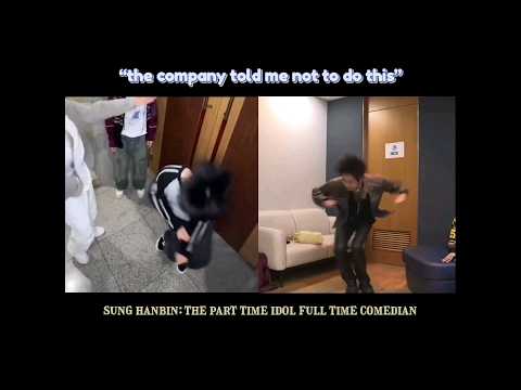 “the company told me not to do this” just shb being part time idol full time comedian#성한빈#SUNGHANBIN