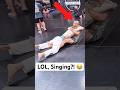 He's literally singing while grappling 💀 #martialarts #funny #viral